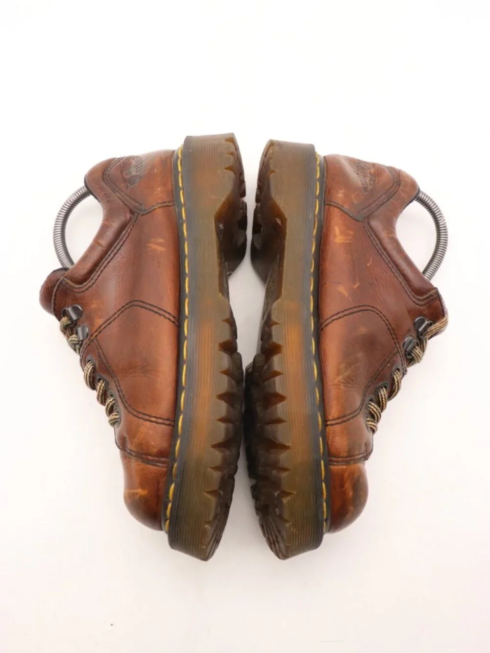 Doc Dr. Martens 8312 Men's 7 Women's 8 Made England Brown Leather Chunky Lace Up